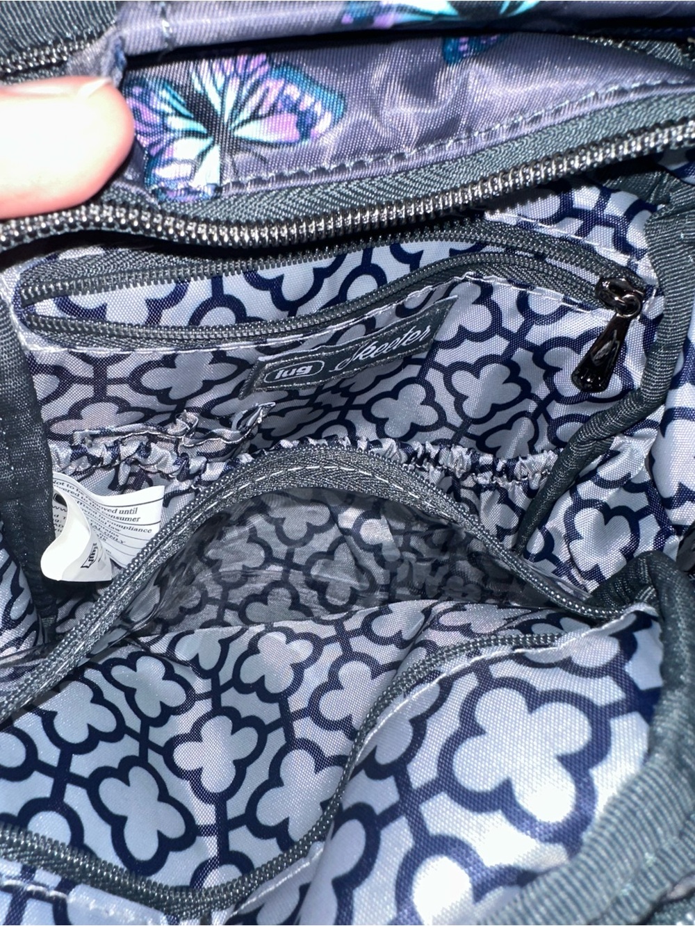 Lug Butterfly Print “Skeeter” Bag - Picture 7 of 12